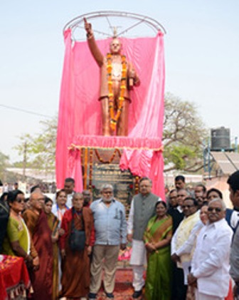 Photo of डॉ. भीमराव अम्बेडकर की प्रतिमा का सीएम ने किया अनावरण.