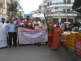 Photo of निकाली अविरल गंगा यात्रा, वाराणसी से बद्रीनाथ धाम पहुचेंगे युवा और संत