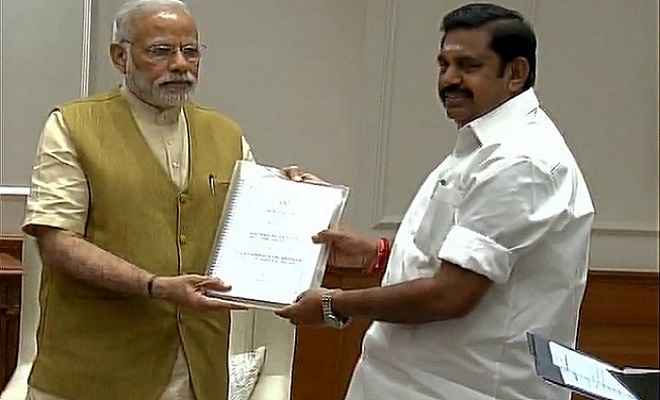 Photo of PM मोदी से मिले तमिलनाडु के CM पलानिसामी