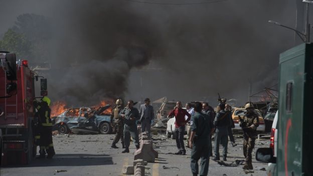 Photo of अफ़ग़ानिस्तान: जर्मन दूतावास के निकट धमाका, 49 मरे