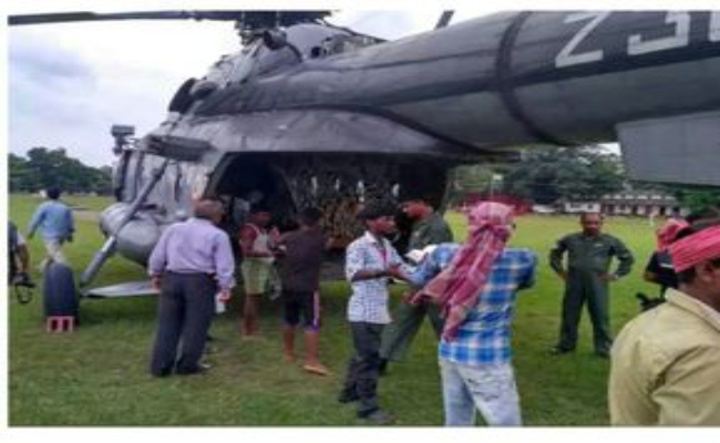 Photo of बिहार : वायुसेना ने संभाली राहत वितरण की कमान, पहुंचाए गए राहत के पैकेट.