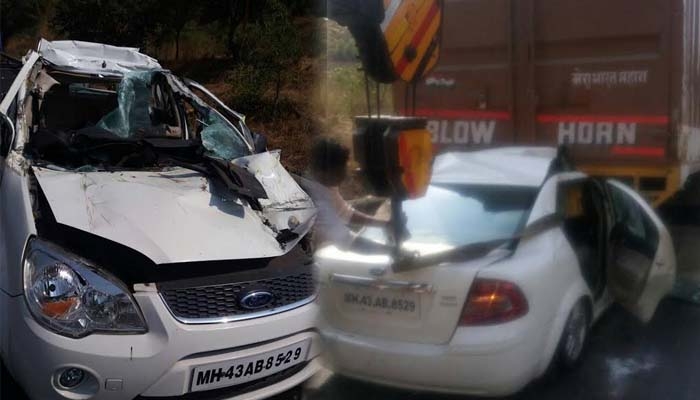 Photo of मुंबई-पुणे एक्सप्रेसवे पर सड़क दुर्घटना में तीन की मौत, पांच घायल