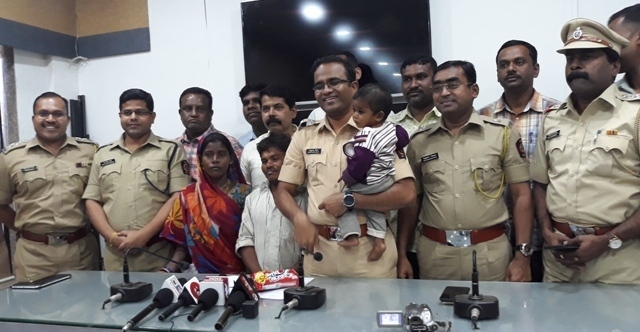 Photo of पालघर पुलिस ने  10 महीने के बच्चे का अपहरण करने वाली महिला को 72 घंटे में किया गिरफ्तार