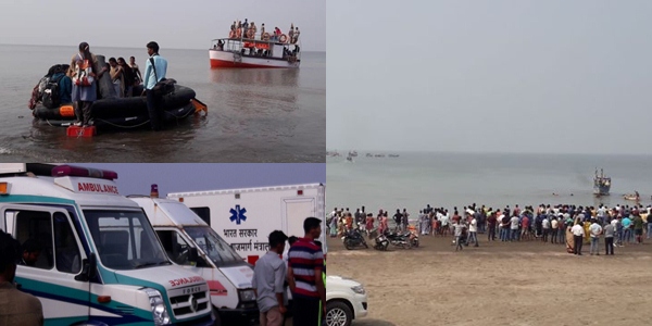 Photo of पालघर जिला : दहाणू समुद्र में डूबे में 40 छात्र , 25 बचाए गए, 3 की मौत