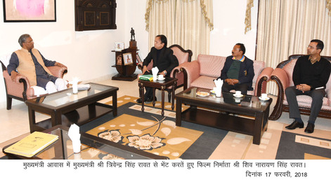 Photo of मुख्यमंत्री से मिले फिल्म निर्माता शिव नारायण, कोटद्वार में फिल्म संस्थान खोलने की मांग