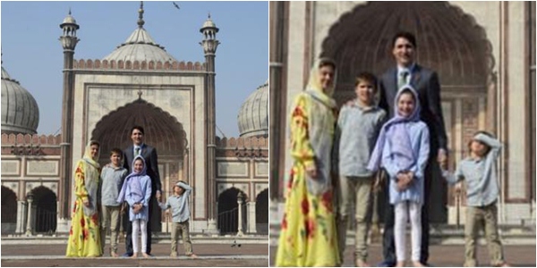 Photo of परिवार समेत जामा मस्जिद देखने पहुंचे कनाडाई प्रधानमंत्री जस्टिन ट्रूडो