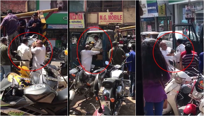 Photo of उल्हासनगर : मोटर सायकल टोइंग का विरोध करने पर ट्राफीक पुलिस ने वृध्द की जमकर की पिटाई, कॅमेरे में कैद हुई घटना,देखे विडियो