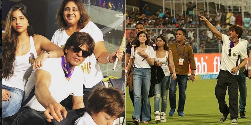 Photo of IPL 2018 : टीम को मिली जित पर बेटी सुहाना और बेटे अबराम के साथ शाहरुख ने यू मनाया जश्न …….