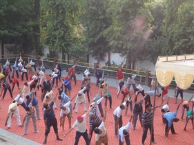 Photo of विद्या भारती के छात्रों ने योग एवं आसन का किया प्रदर्शन