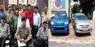 Photo of गुजरात का शातिर वाहन चोर मुठभेड़ में गिरफ्तार, दो कारें बरामद