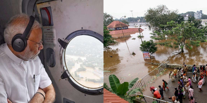 Photo of केरल में बाढ़ प्रभावित क्षेत्रों का PM मोदी ने किया हवाई दौरा , 500 करोड़ रुपये की मदद का ऐलान