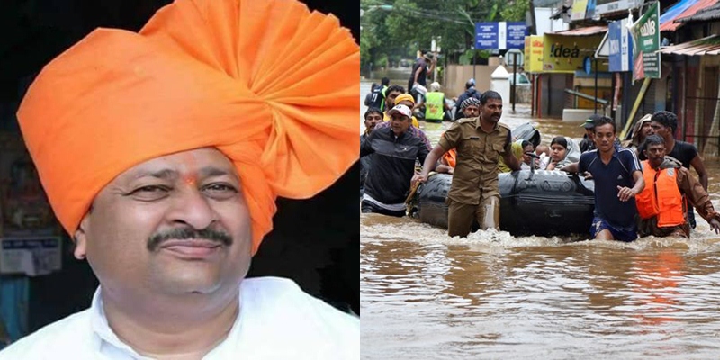 Photo of BJP विधायक का विवादित बयान बोले , गायो की हत्या की वजह से केरल में आई बाढ़ !