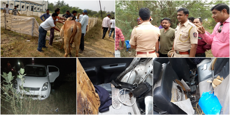 Photo of पालघर में गाय चोरी करने आये चोर कार छोड़ कर हुए फरार , पुलिस ने कार और गाय काटने का सामान किया जप्त