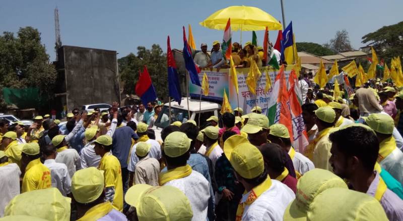 Photo of पालघर लोकसभा चुनाव 2019 : महाअघाड़ी से बविआ के पूर्व सांसद बलीराम जाधव , राजेश पाटिल ने भरा नामांकन