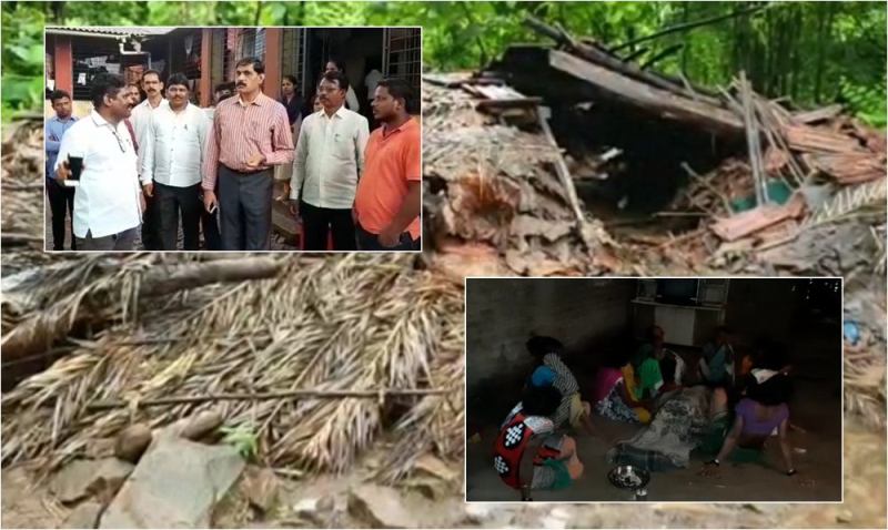 Photo of पालघर : जिला प्रशासन ने 4 लाख का चेक देकर किया भूकंप पीड़ित परिवार का मद्दत