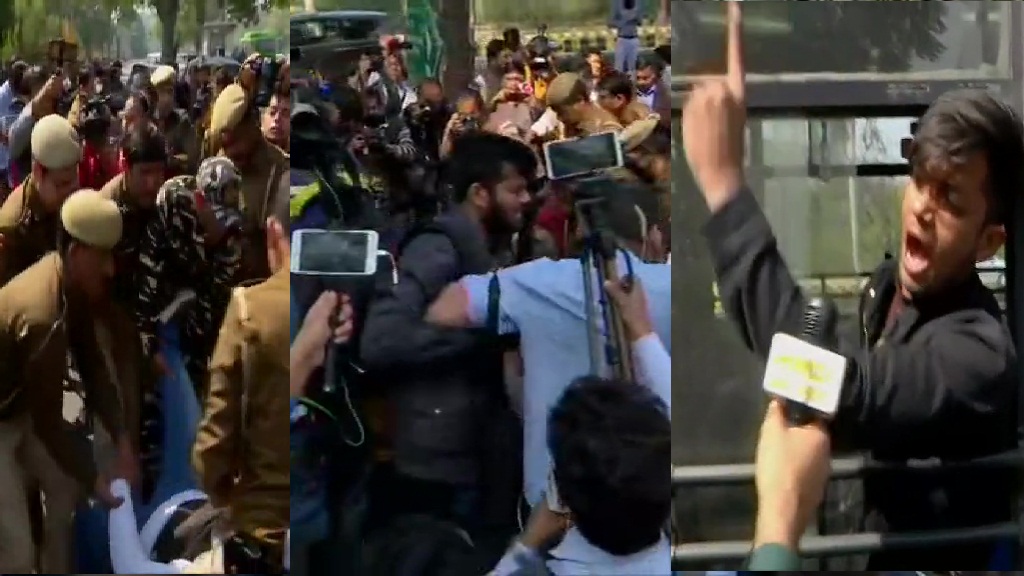 Photo of डॉक्टर कफील की रिहाई को लेकर जामिया समन्वय समिति का प्रदर्शन, प्रदर्शनकारी गिरफ्तार