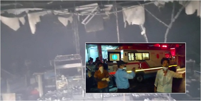 Photo of पालघर जिला – विरार में एक कोविड-19 अस्पताल में आग लगने से ICU में भर्ती 13 लोगों की मौत, कई लोग झुलसे