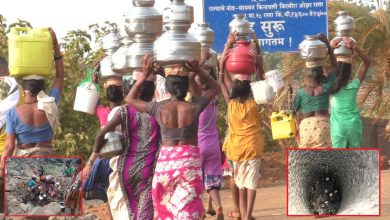 Photo of पालघर में बूंद बूंद पानी के लिए तरसते लोंग ,अब सरकार से नही इंद्रदेव से लगाये बैठे है उम्मीद