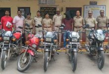 Photo of Palghar-  पुलिस ने मोटरसाइकिल चोर को किया गिरफ्तार, सात मोटरसाइकिल जप्त